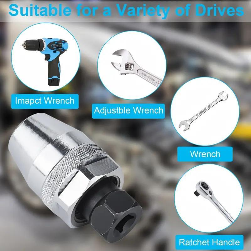 GJANSH 6-13mm Broken Bolt Extractor Set - Metal Damaged Stud Remover Tool for Impact Wrench and Ratchet, Non-Electric Manual Operation,Summervibes fathersdaygift GJANSH 6-13mm Broken Bolt Extractor Set - Metal Damaged Stud Remover Tool for Impact Wrench and Ratchet, Non-Electric Manual Operation,Summervibes fathersdaygift