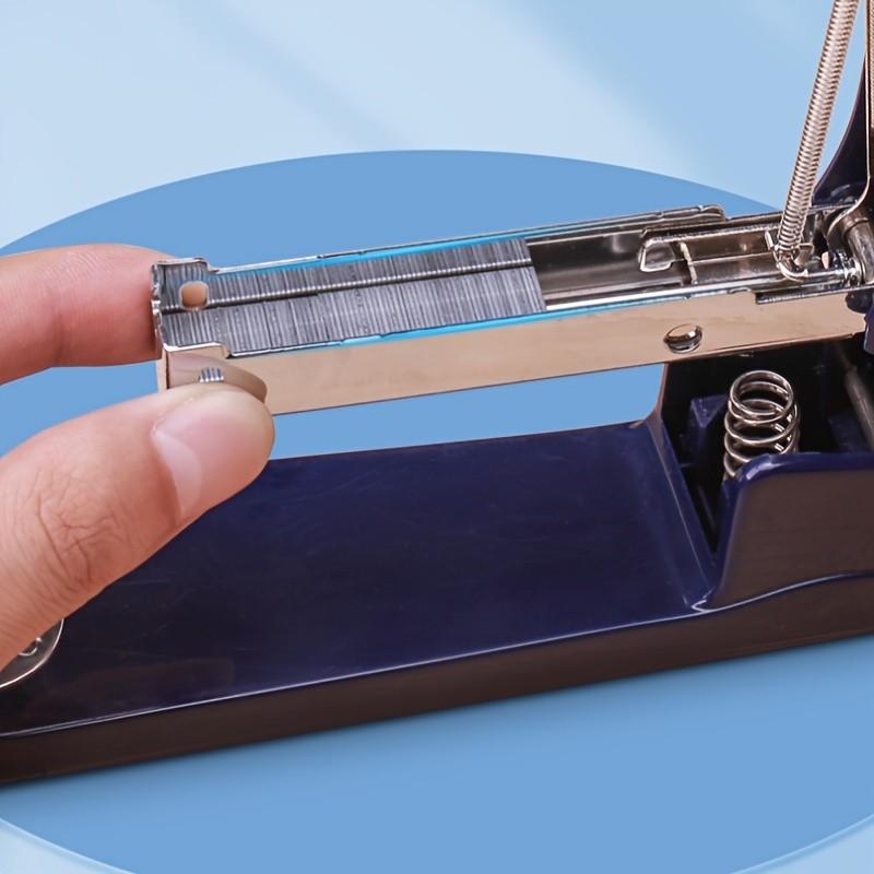 1pc 360 Rotatable Duty Stapler, Center Stapler, Multifunctional Binding Machine, Efficient Document Organizer Tool, Ideal for Office & Home Use, School Paper Staplers Office Bookbinding Supplies