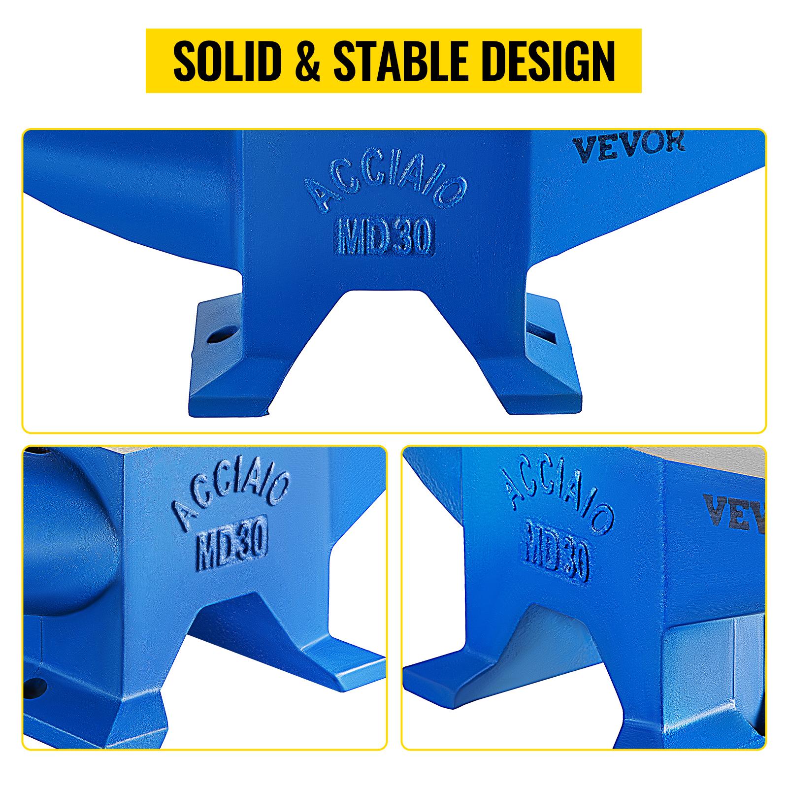 VEVOR Pro Horn Anvil, 30KG/66.1LBS Weight Steel Anvil Blacksmith Blacksmith Anvil, Portable Rugged Cast Iron Anvil Blacksmith Anvil Stable Workbench Blacksmith Forge Anvil Tool VEVOR Pro Horn Anvil, 30KG/66.1LBS Weight Steel Anvil Blacksmith Blacksmith Anvil, Portable Rugged Cast Iron Anvil Blacksmith Anvil Stable Workbench Blacksmith Forge Anvil Tool