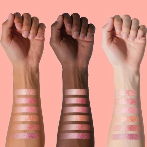 PHOFAY Glow Blush Cosmetic Soft Pinch Glitter Powder Blush, powder blush Makeup peach, Autumn Gifts Silky Blend