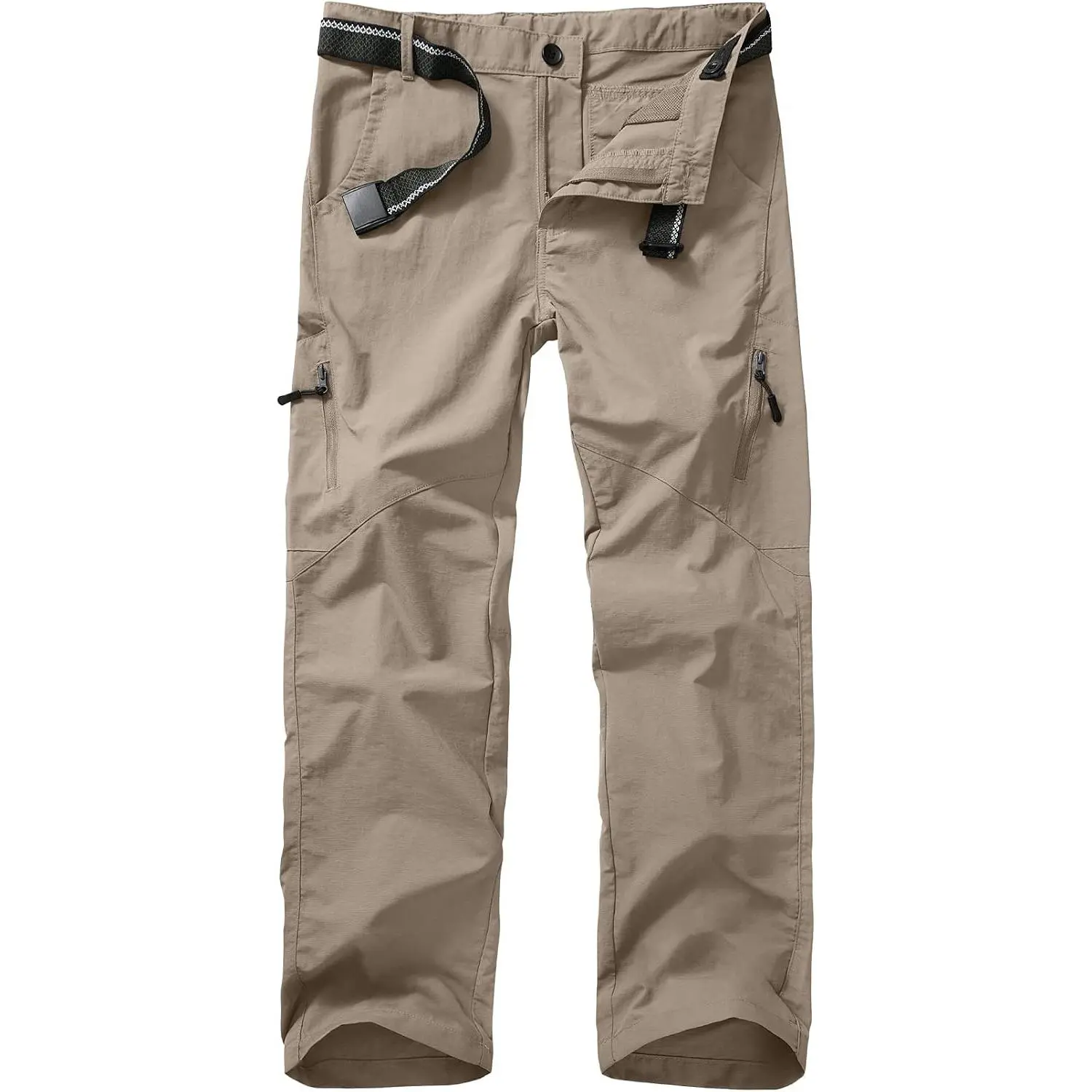 Pants for Boys Scout Kids Hiking Cargo Safari Quick Dry | Kids Youth Girls Teen Outdoor Lightweight Waterproof UPF 50+ Fishing Hunting Camping Casual clothes 5-16Y