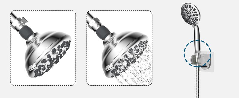 All Metal Shower Head Flow Control Valve G1/2 Brass Shut-off Valve with Handle Lever Shower Head Valve Water Flow Control Valve Regulator Shut OFF Valve for Hand Shower,Bidet Sprayer