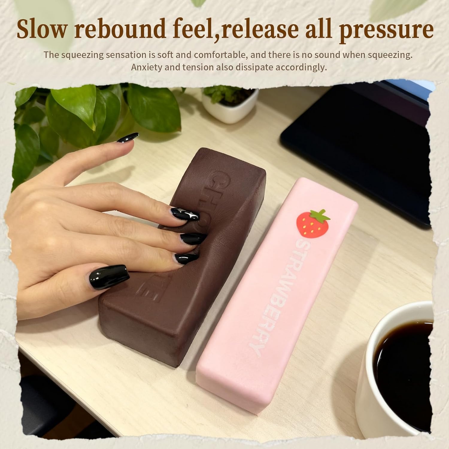 Butter Squishy Toy, Cream Stick-Shaped Soft Toy with Cream Scent, Perfect for Play & Stress Relief, Ideal Gift for All Occasions