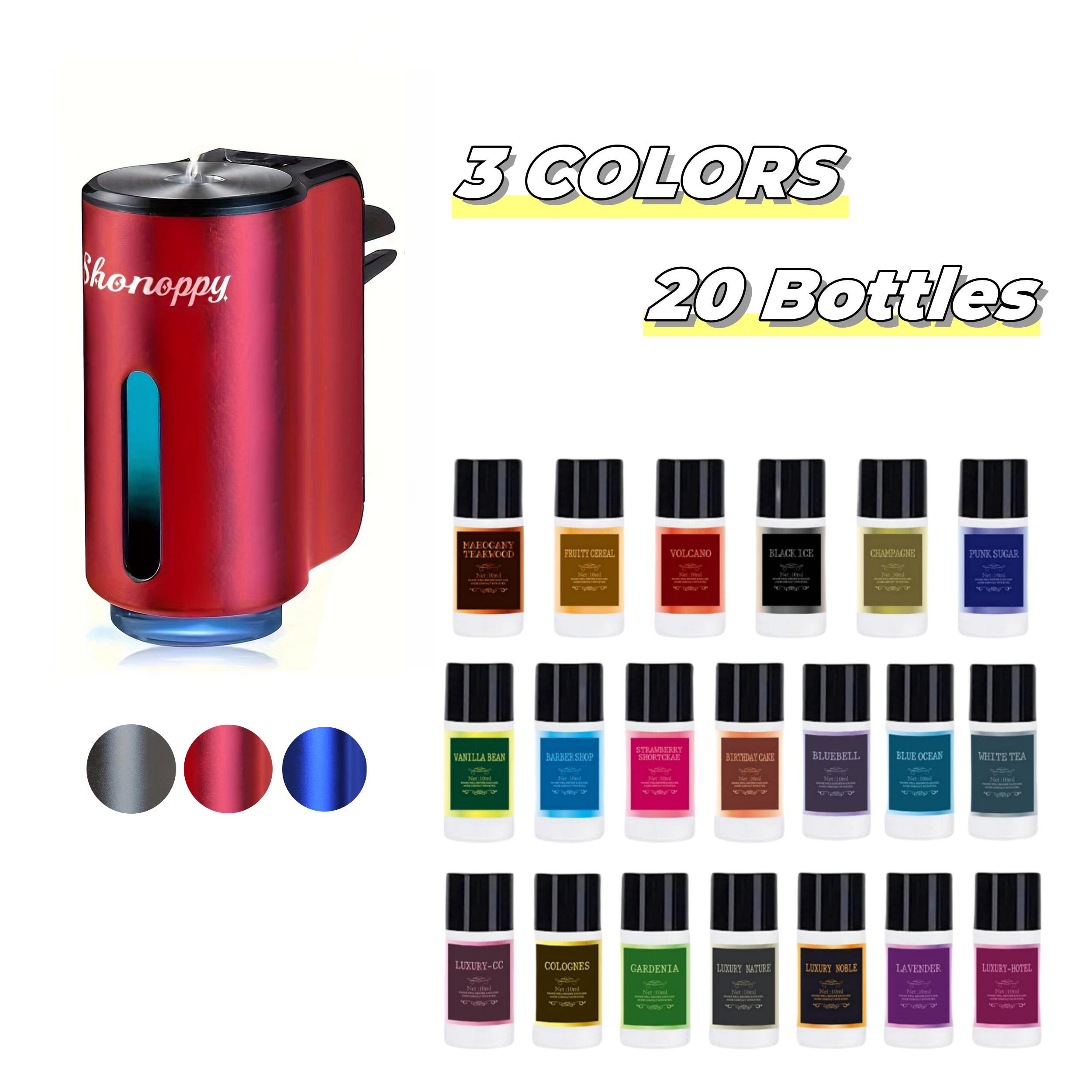 Scent Perfume Car Air Freshener,Rechargeable Car Aroma Diffuser with 20 Essential Oils, Car Interior Decoration Accessories Scent Perfume Car Air Freshener,Rechargeable Car Aroma Diffuser with 20 Essential Oils, Car Interior Decoration Accessories