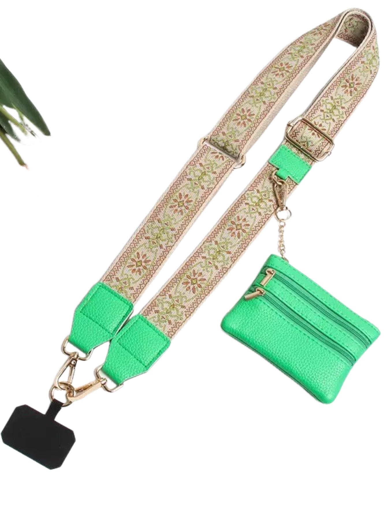 Retro ethnic pattern, adjustable, can be used as mobile phone straps, bag straps, crossbody model mobile phone straps with wallet, bag straps, zipper bags, crossbody straps with wallets, Mother's Day gifts, birthday gifts, Versatile Strap