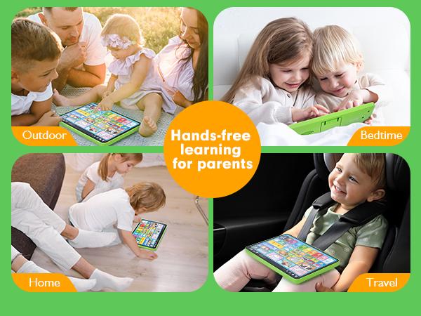 hahaland multifunctional Learning Tablet Toy, Colorful Number & Music Function Educational Toy, Interactive Enlightenment Toy for Kids, Electronics, Learning Tool, Learning Entertainment Tablet, Toddler TabletAges 12m-3Y Cow Duck Elephant