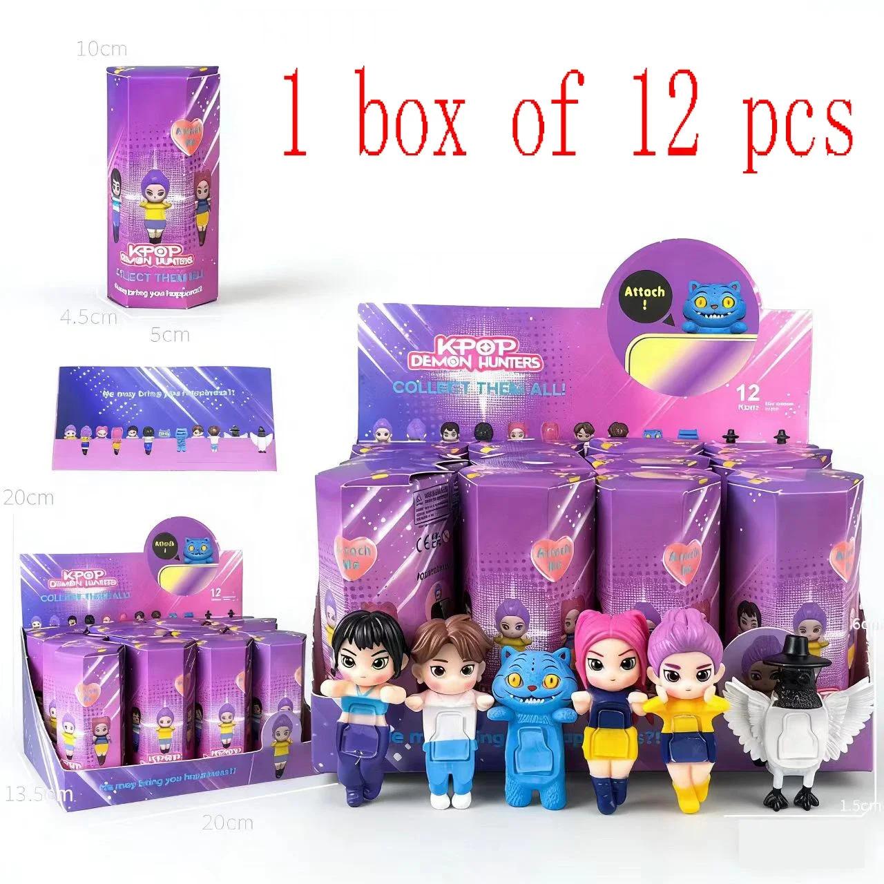 NEW Kpop Devil Hunter Rumi Zoe Mira Anime Polyvinyl Chloride Character Collection Desktop Trinkets Childrens New Year Gift