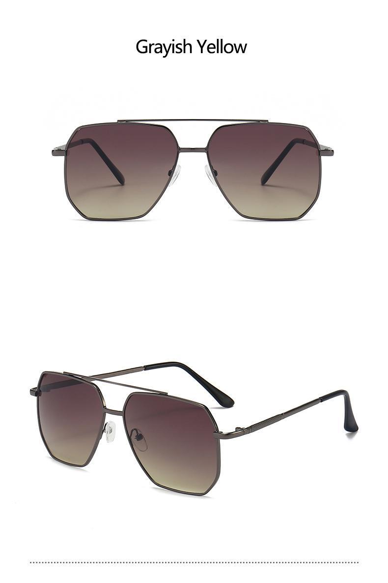 New Classic Pilot Sunglasses for Men & Women, UV400 Protection Metal Frame Mirror Lens Fashion Shades, Ideal for Driving Fishing Business Daily Leisure Summer Vibes