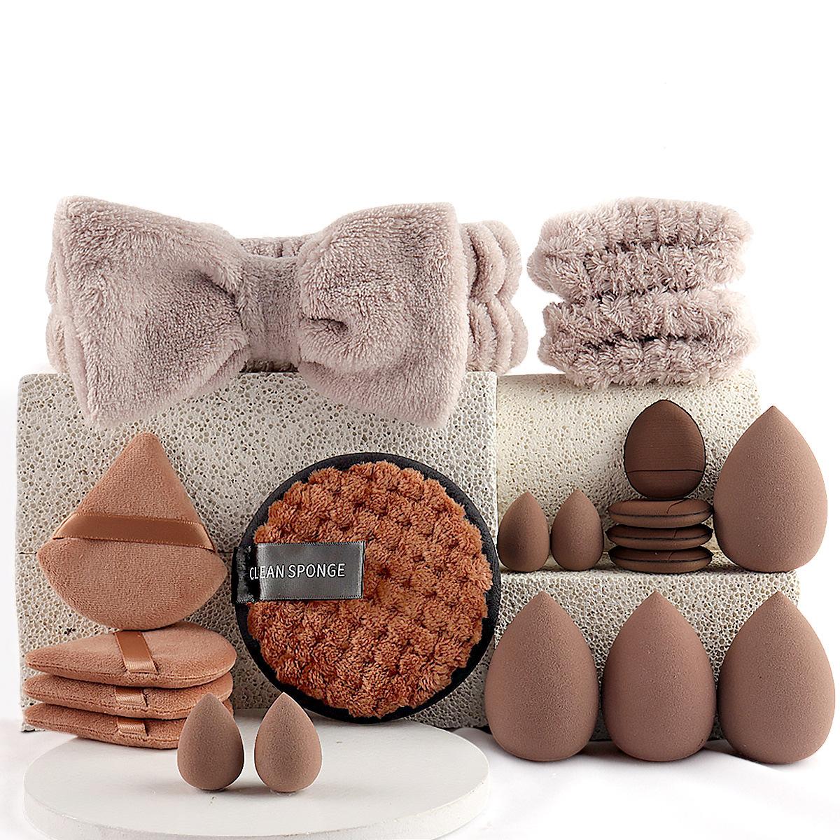 54PCS Professional Makeup Tool Set - Complete Cosmetic Brush, Sponge, Puff, Headband & Brush Cleaning Bowl Kit - Multi-Use Facial Makeup & Cleaning Accessories for Daily & Pro Use, All-in-One Makeup Essentials Set ,Gifts For Women