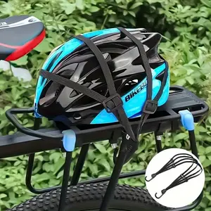 4-In-1 Multi-Functional High Elastic Adjustable Motorcycle Helmet Back Seat Strap, Durable & Comfortable Design for All-Road Use