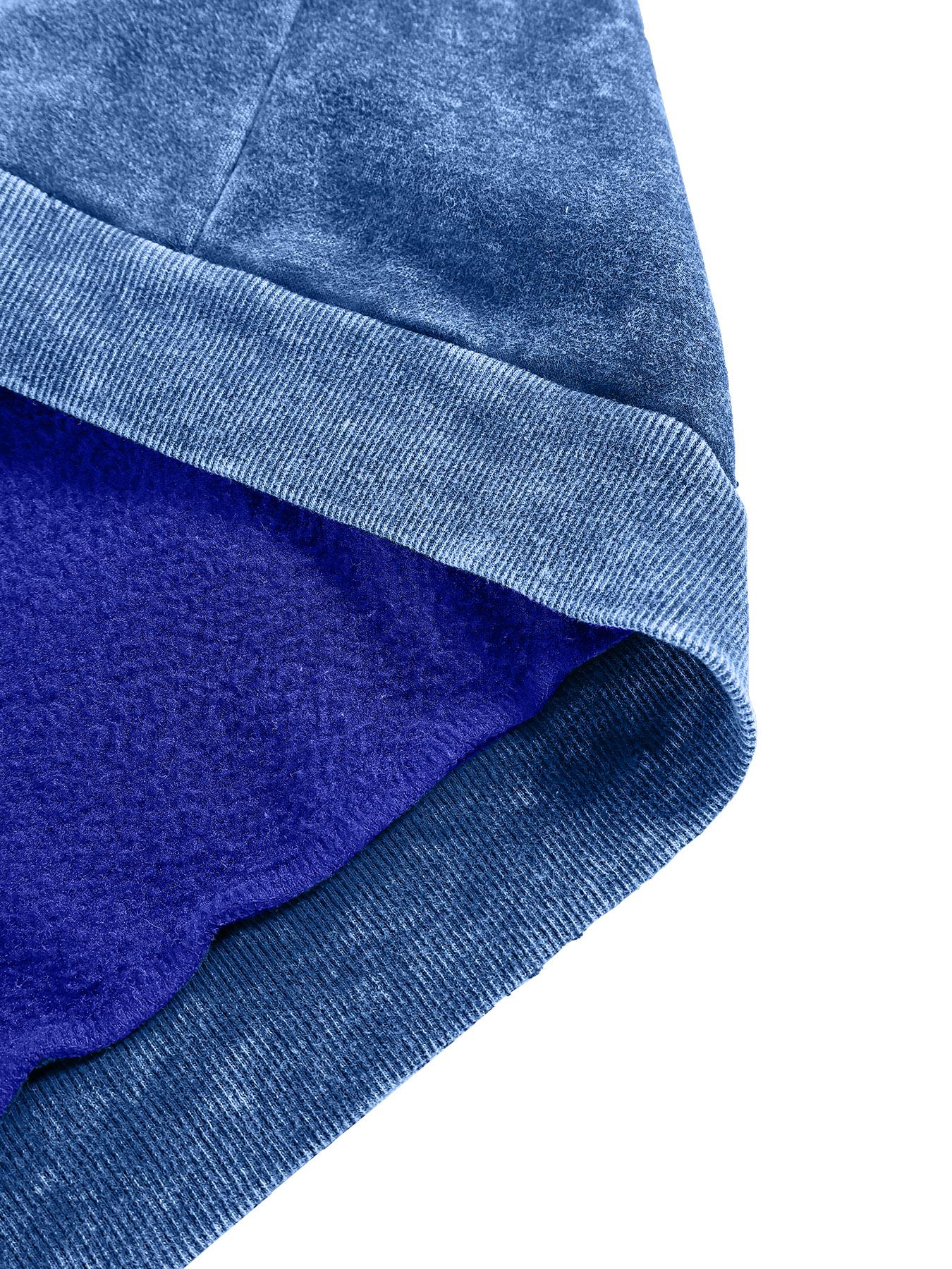 Men's long-sleeved Gothic street Graphic print hooded sweatshirt, washed hooded zipper sweatshirt, casual daily wear, men's long-sleeved fleece autumn and winter jacket