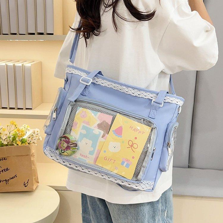 Ballet Girl Large Appetite Itabag Japanese Two-Dimension Single Shoulder Crossbody Bag Gift For Friends Women'S Handbag