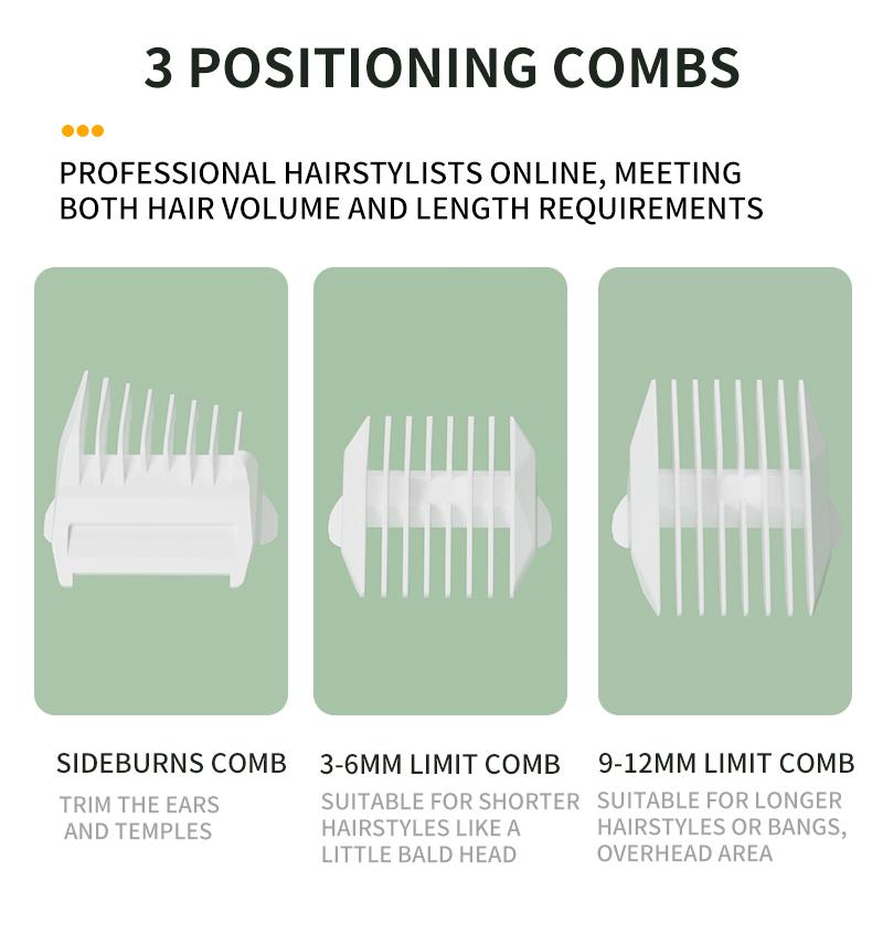 Baby Hair Clipper Trimmer for Newborns, Gentle Sounds to Reduce Fear, Easy to Use with 3 Adjustment Settings, Ideal for Trimming Baby Hair