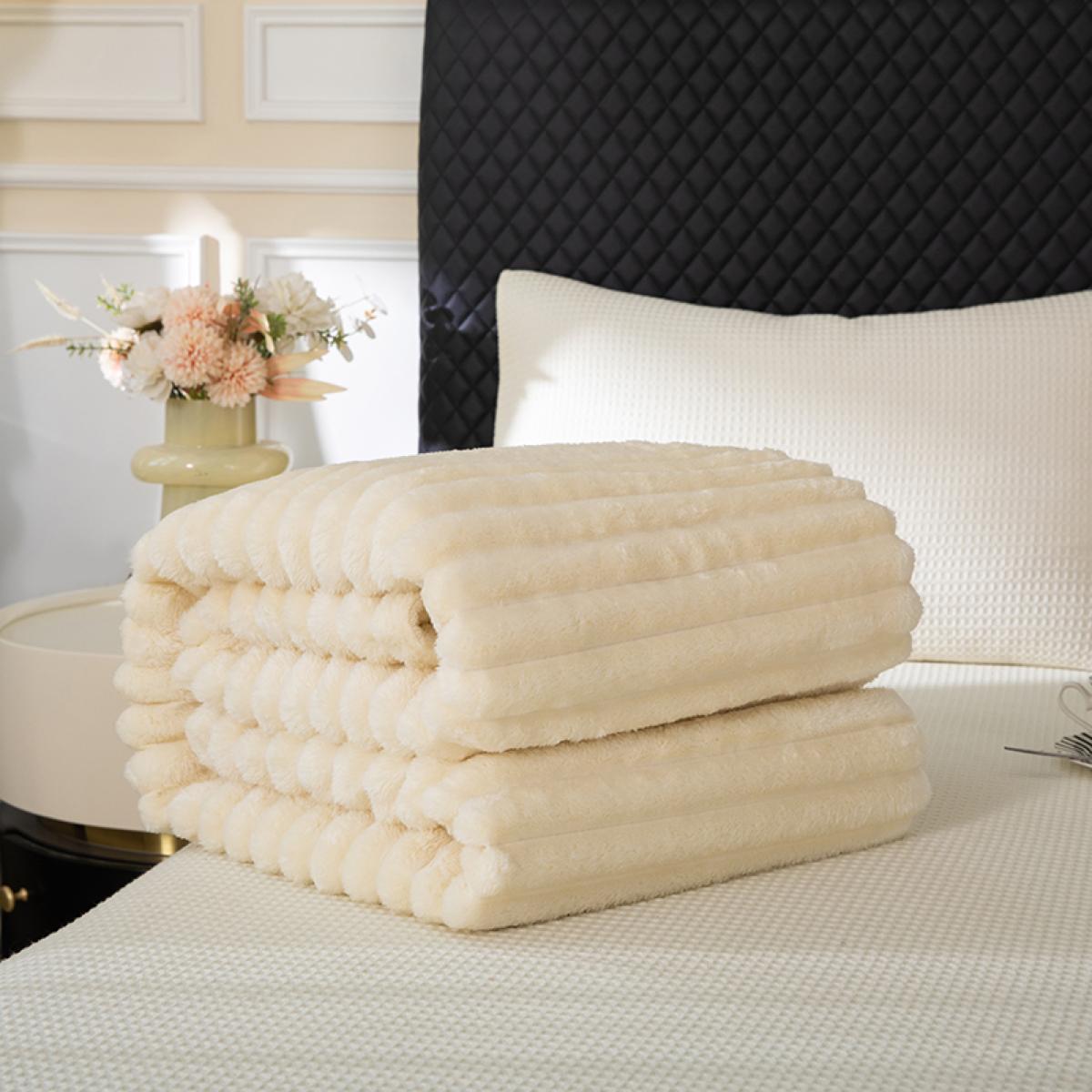 Solid Color Electric Blanket, Soft Comfortable Throw Blanket, Lightweight Warm Napping Blanket for Home Office Travel Camping, Multifunctional Blanket