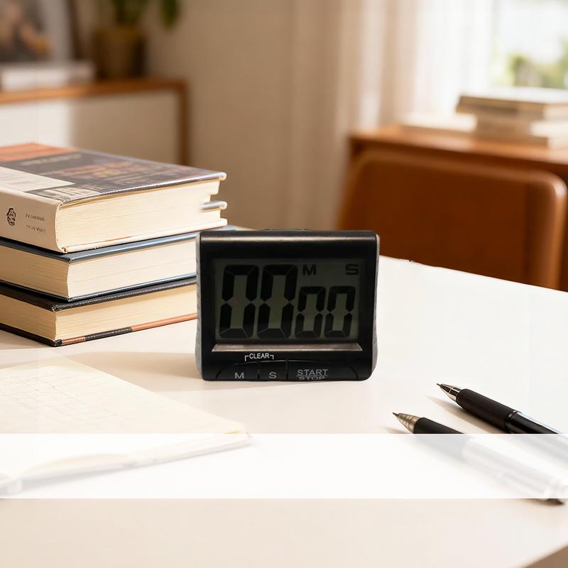 Large Screen Multi-Function Electronic Timer, Magnetic Design, Countdown, Alarm Clock, Stopwatch, Kitchen Baking Timer, Office, Gym, Home Use