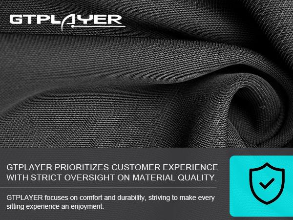 GTPLAYER Gaming Chair, Computer Chair with Bluetooth Speakers, High Back Ergonomic Office Chair Desk Chair with Lumbar Support, Height Adjustable Game Chair with Footrest 330LBS, Comfy Seat, Cool Chair