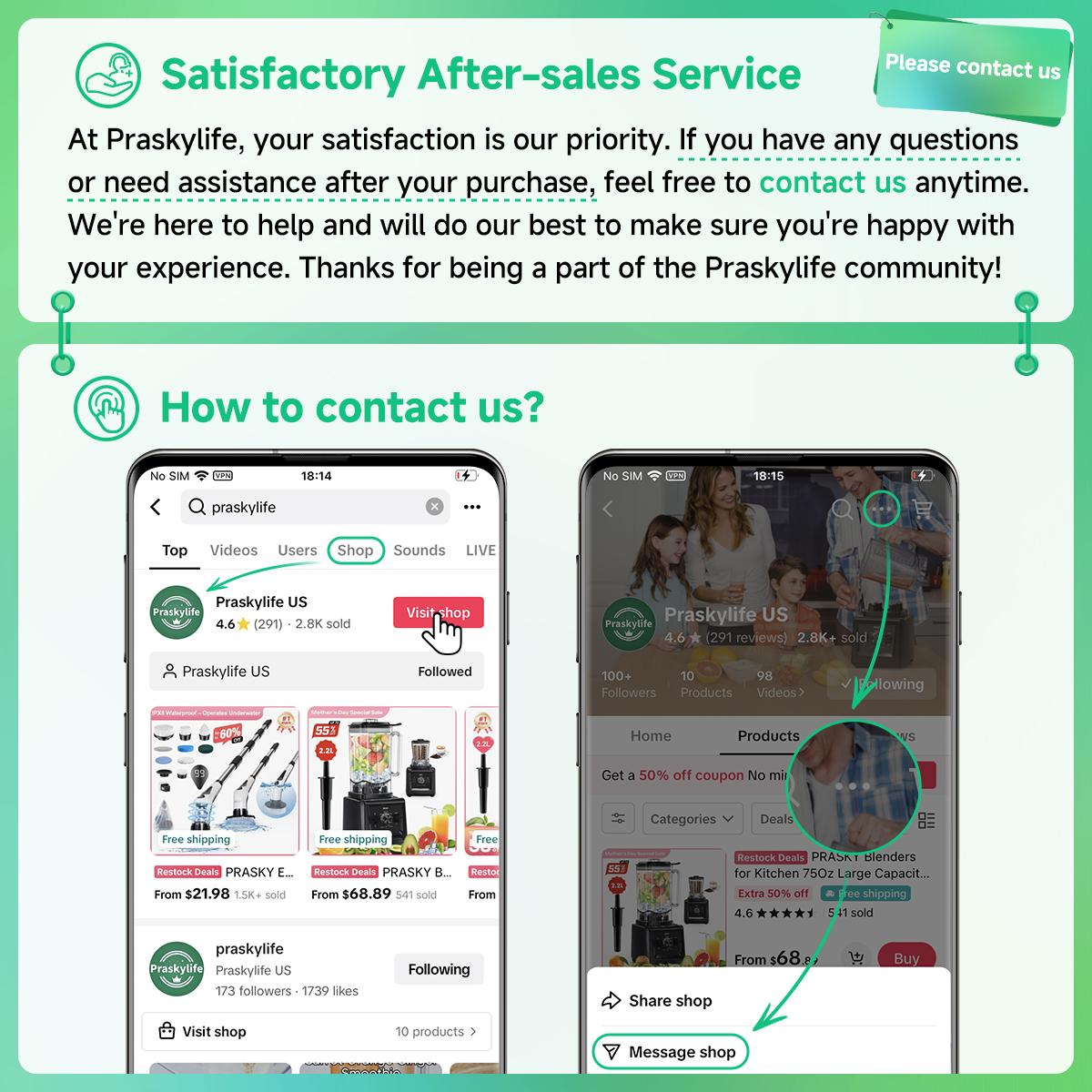 PRASKY Blenders for Kitchen, 3L/102Oz Large Capacity Professional Blender & Grinder Combo - 2-in-1 Powerful Dual-Container Kitchen & Household Appliance, BPA-Free for Smoothies, Ice Crush, Frozen Drinks Home Multifunction Juicer