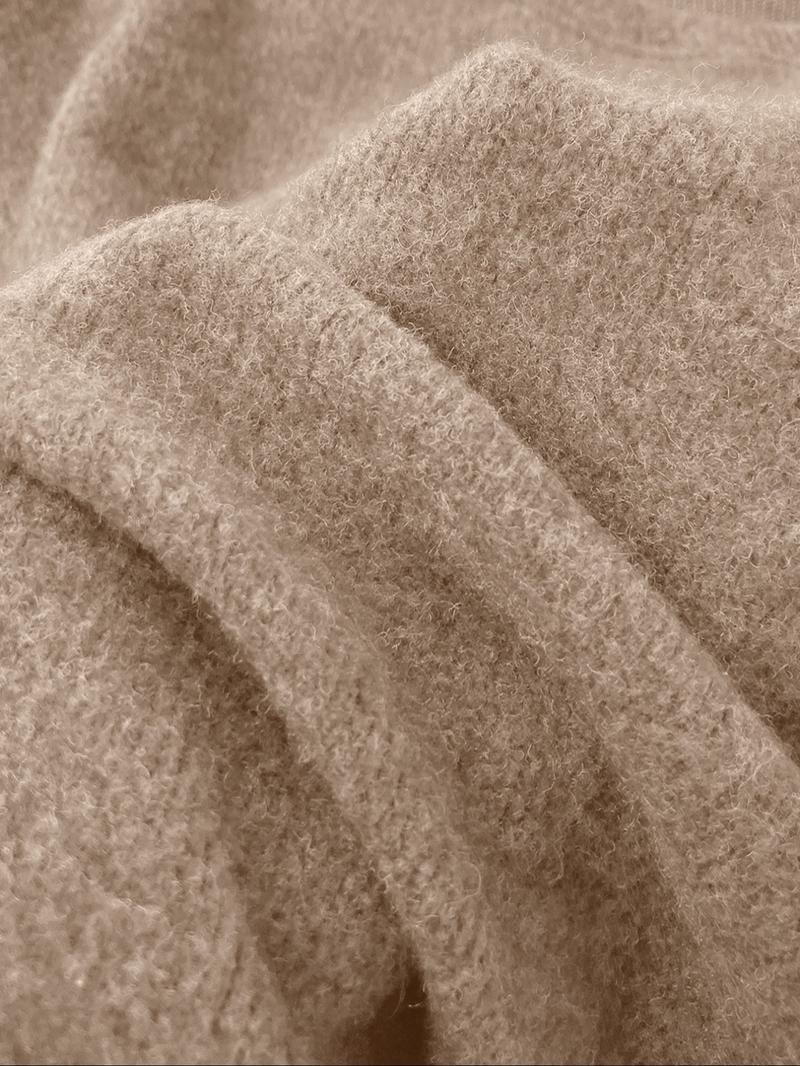 [Autumn and Winter] Red plaid bow print women's casual and fashionable round neck imitation wool top, pattern print comfortable round neck imitation wool top, suitable for autumn and winter season, a gift for mother