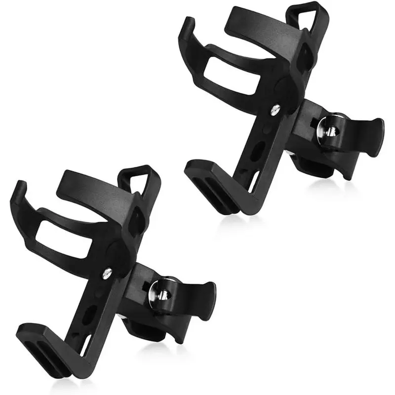 Outdoor sports Accmor 2 Pack Bike Water Bottle Holders No Screws, Universal Bike Cup Holder, 360 Degree Rotatable Bike Water Bottle Cage, Water Bottle Holders for Kids Bike Adult Bike