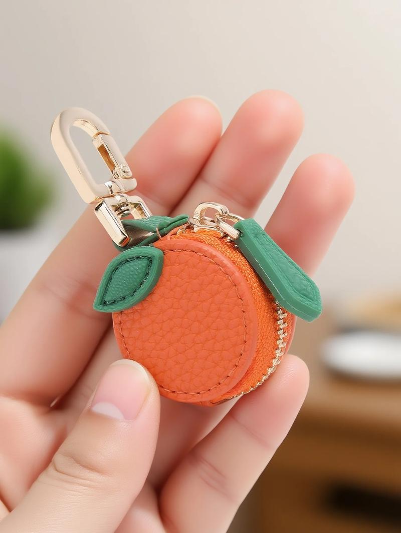 Cute Fruit Bag Charm, Adorable Keychain Accessory for Bags and Backpacks, Stylish Backpack Charm, Perfect Gift for Fruit Lovers, All Season Casual Style