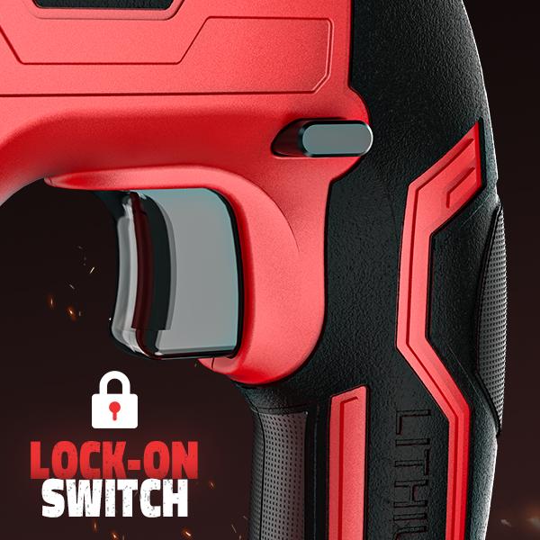 Cordless Jigsaw Compatible with Milwaukee 18V Battery(NO Battery!!), Brushless Jig Saw, 2900RPM, 0°-45°Bevel, 3 Action, LED Light for Straight/Curve Cutting Wood