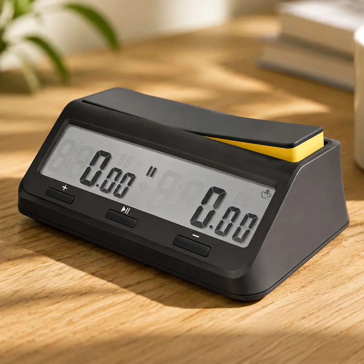 Chess Clock Digital Timer with Large Screen Bonus & Delay Count Down Up Alarm for Board GamesGift