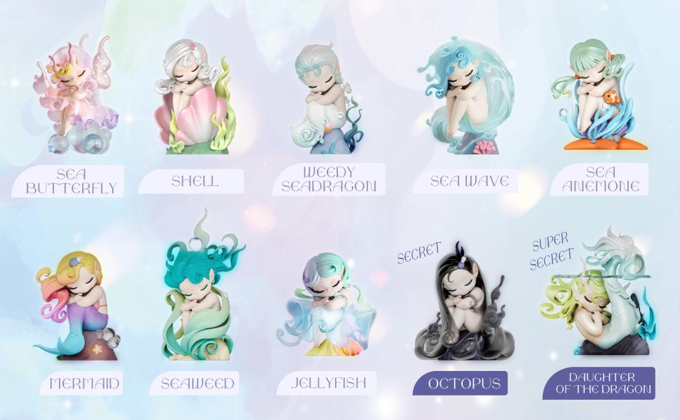 52TOYS Sleep Sea Elves Series Collectible Toy Kawaii Creative Gift Room Decor Desktop Decoration Gift for Birthday Party Action Figures Figurine Candybox 52TOYS Sleep Sea Elves Series Collectible Toy Kawaii Creative Gift Room Decor Desktop Decoration Gift for Birthday Party Action Figures Figurine Candybox