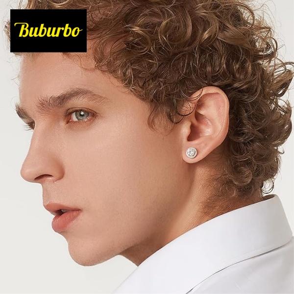 【2026 TREND ALERT】S925 Silver Soft-Needle Studs | 2026 New Arrivals | Zircon Studs/Moissanite Style | Men’s Jewelry w/ Authenticity Certificate