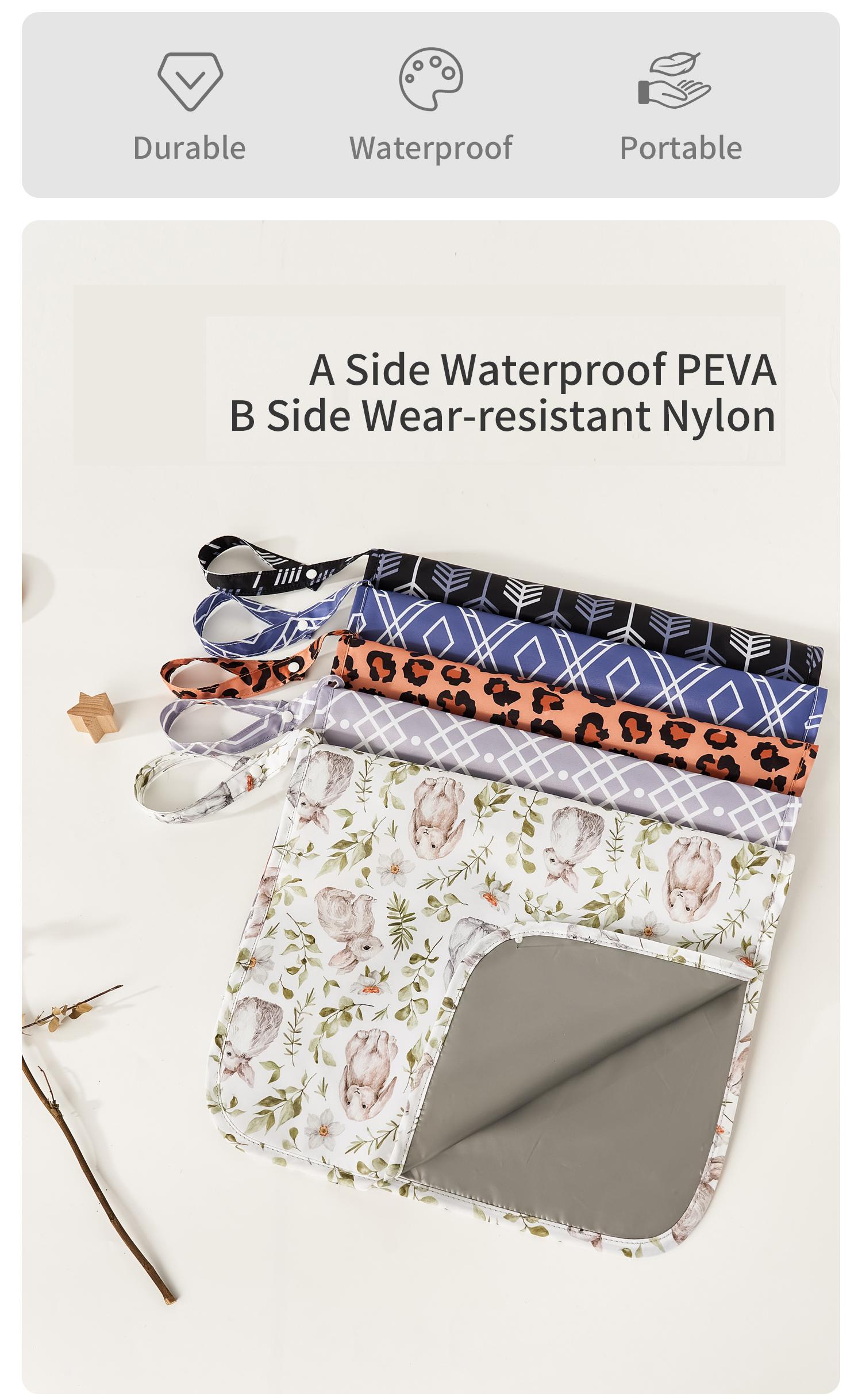 Waterproof Portable Baby Diaper Changing Pad, Multi-Functional Infant Diaper Bag, Baby Diaper Table, Waterproof Urine Mat, Multifunctional Diaper Bag