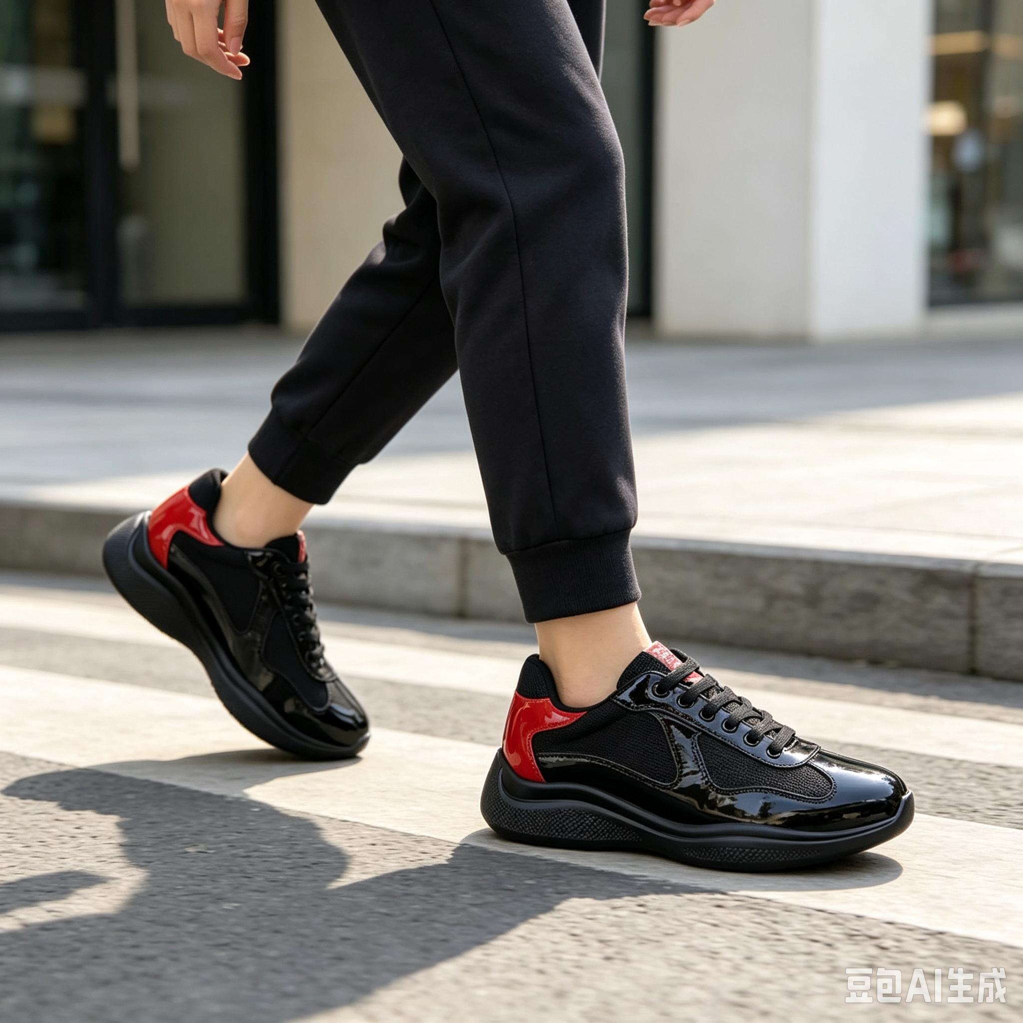 Unisex Low Top Mesh & Leather Platform Sneakers - Thick Platform, Cushioned Sole, Breathable, Lace-Up, Casual Wear Running Shoes (Multiple Trendy Colors), Athletic Running Trainers