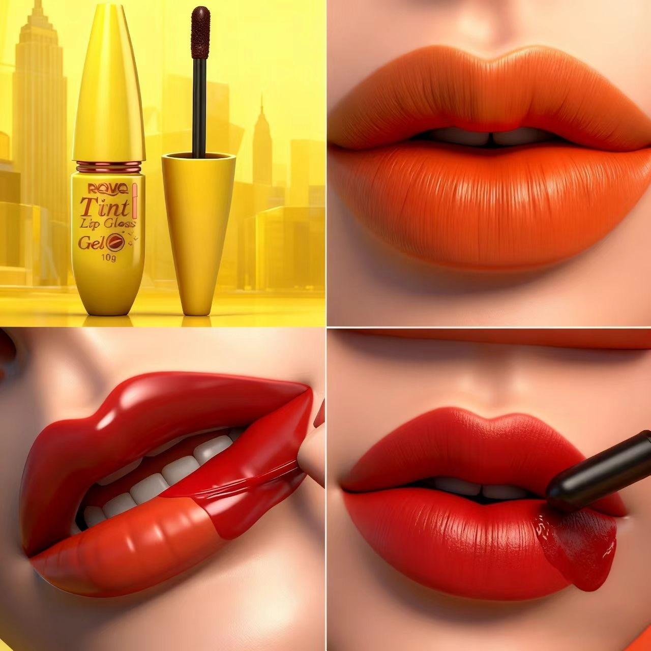 3-Color Long-Lasting Waterproof Lip Gloss, Easy Application, Suitable for All Skin Types, Perfect Gift for Valentine's Day, Birthday, Christmas