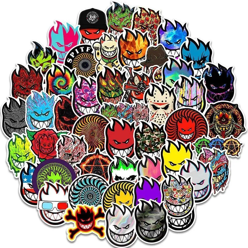 15/50Pcs Brand Spitfire Cool Stickers Waterproof Skateboard Car Guitar Motorcycle Luggage Suitcase Graffiti DIY Sticker Kids Toy