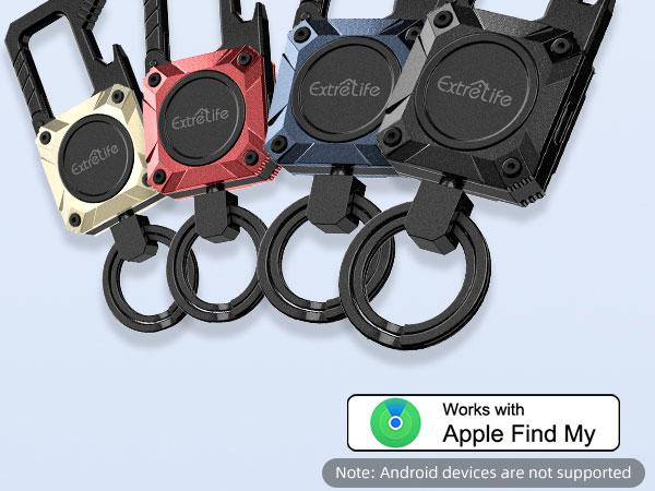 Keychain, Works with Apple Find My(only IOS ),Heavy Duty Keychain Bottle Opener, Carabiner Car Key Chains with Gps Tracker, Key Finder, Bluetooth Tracker for Luggage, Kids, Bags and More, RechargeableSmart Tracking Tag Portable Keychain, Works with Apple Find My(only IOS ),Heavy Duty Keychain Bottle Opener, Carabiner Car Key Chains with Gps Tracker, Key Finder, Bluetooth Tracker for Luggage, Kids, Bags and More, RechargeableSmart Tracking Tag Portable