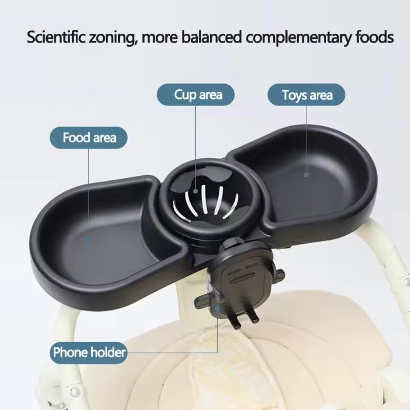 Universal Stroller Snack Tray with Phone Holder & Cup Holder, Adjustable Baby Stroller Accessory Tray, 2-in-1 Stroller Organizer for Snacks, Drinks & Phone, Fits 99% Strollers