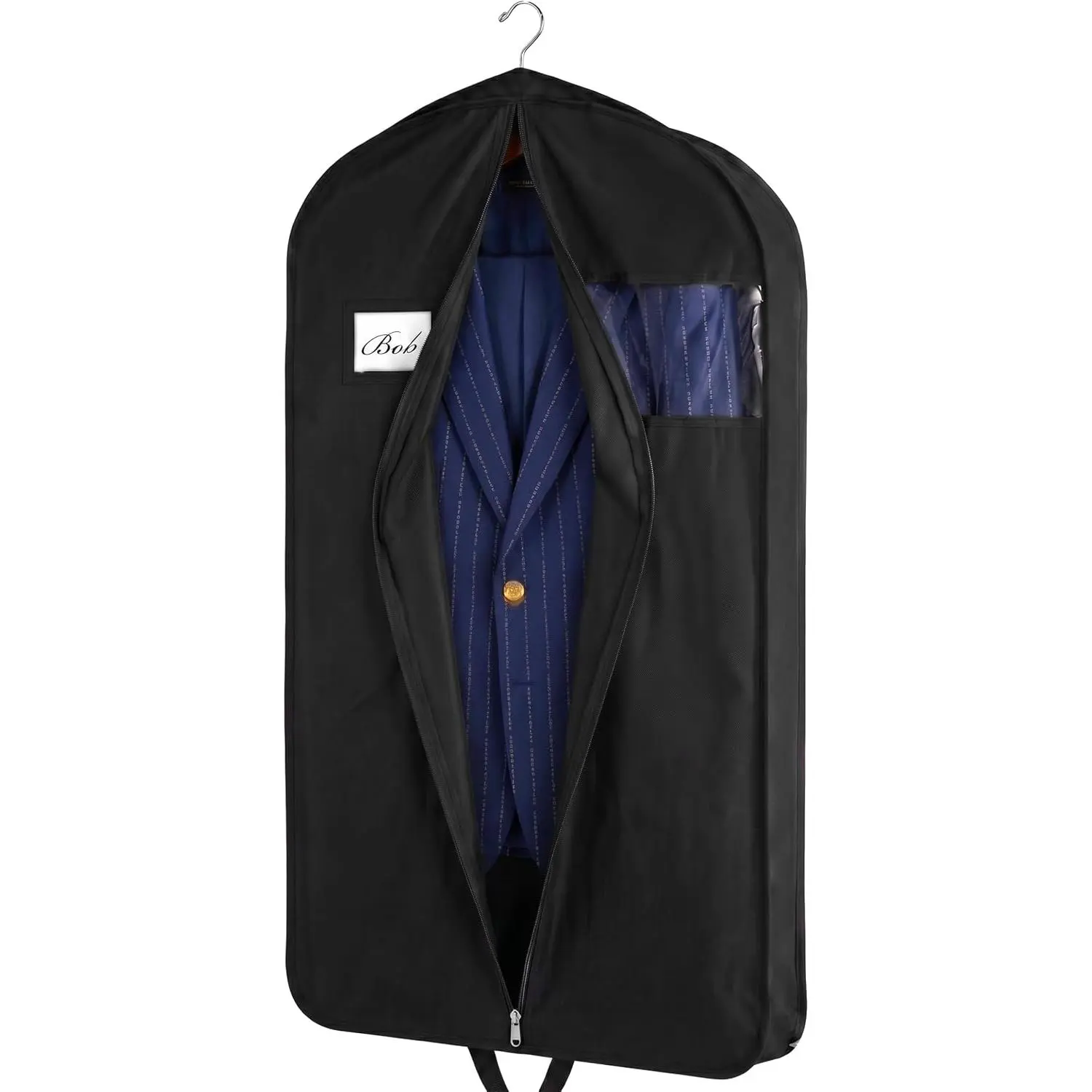 Garment Bag for  Clothes - Travel Suit Bag Closet Covers for Men and Women - Long Dress, Mens Jackets, Coats, Shirts, Dance Clothing Protector, Zipper Hanger Wardrobe Dust Cover (42 Inch)