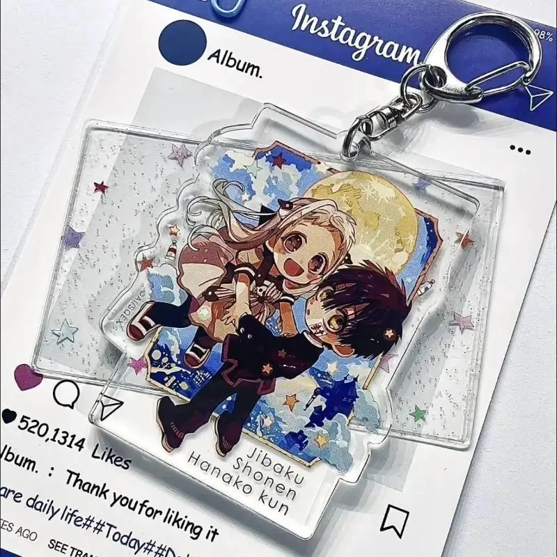Anime Toilet-Bound Hanako-kun Yugi Amane Nene Yashiro Cosplay Keychain Kawaii Acrylic Keyring Key Chain Bag Accessory Ornament