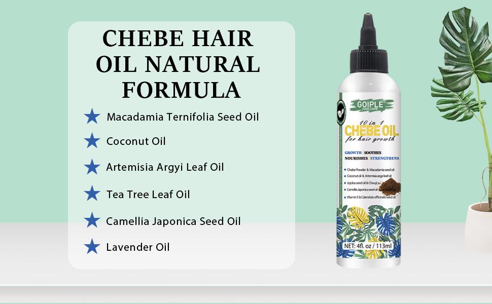 Chebe Hair Oil for All Hair Types -Natural Moisturizer Hair Oil for Healthy Scalp and Hair Growth Hydrating Thickening Haircare Moisture Repair Chebe Hair Oil for All Hair Types -Natural Moisturizer Hair Oil for Healthy Scalp and Hair Growth Hydrating Thickening Haircare Moisture Repair