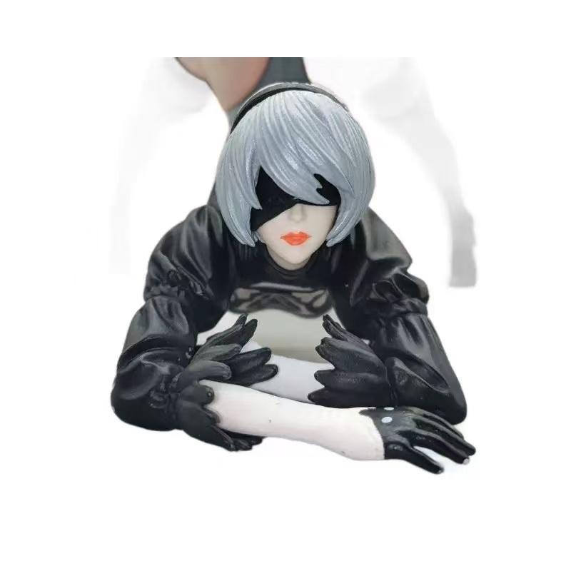 Popular 1/4 Scale 2B Anime Action Figure Toy Game Statue Ornament Adult Game Collectible Model Doll Gift Birthday Present Color Box Packaging