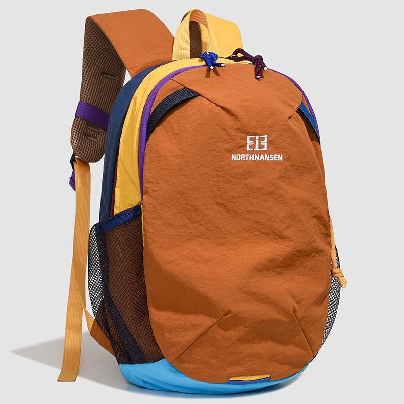 Unisex Minimalist Lightweight Mesh Outdoor Backpack for Adults, Zip Closure, Adjustable Padded Shoulder Straps, Anti-Splashing, High-Capacity, Stain-Resistant, Multiple Pockets, Wipe-Clean, Extra Stability, Casual Hiking Use