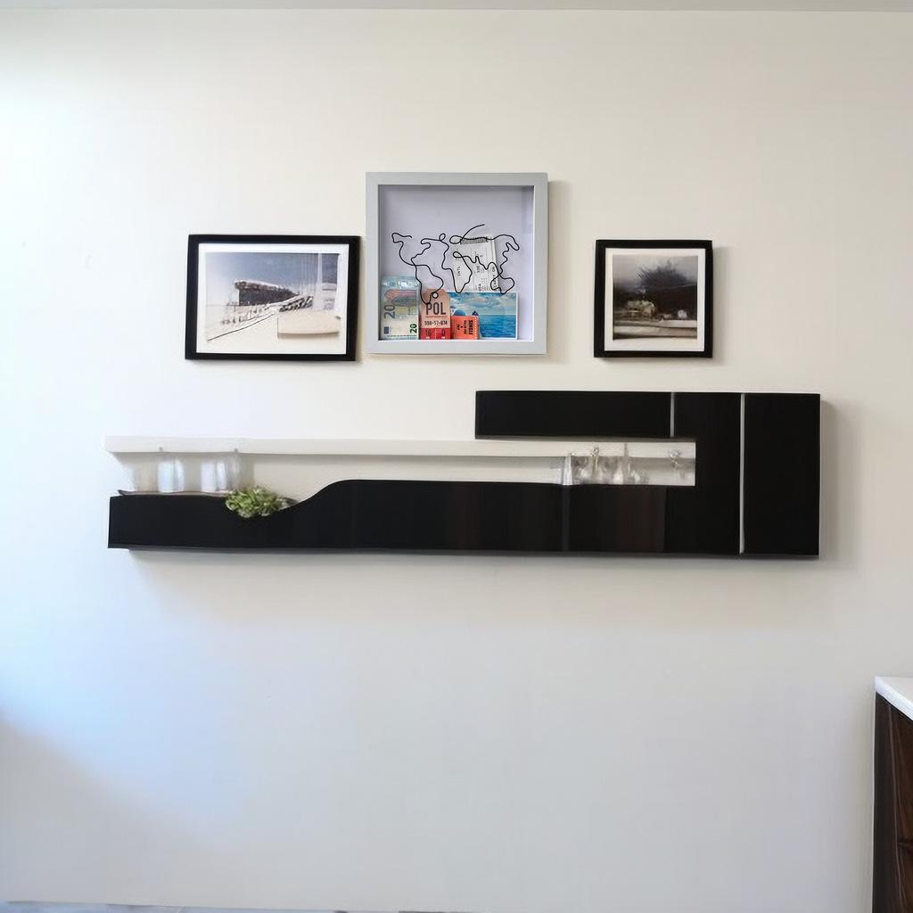 Ticket Storage Box Postcard Souvenir Money Box Map Frame Coin Bank Ticket Holder Display Case Collectible Ornament Small Size 20cm X Cm Large Size 30cm X 30cm