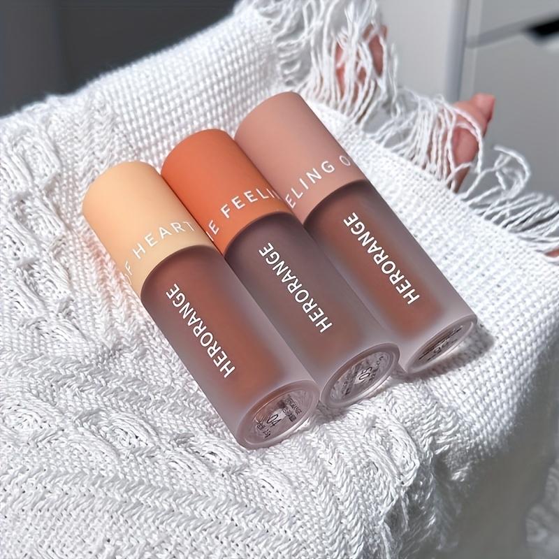 HERORANGE Three-Pronged Matte Lip Glaze Cloak Set, Lipstick