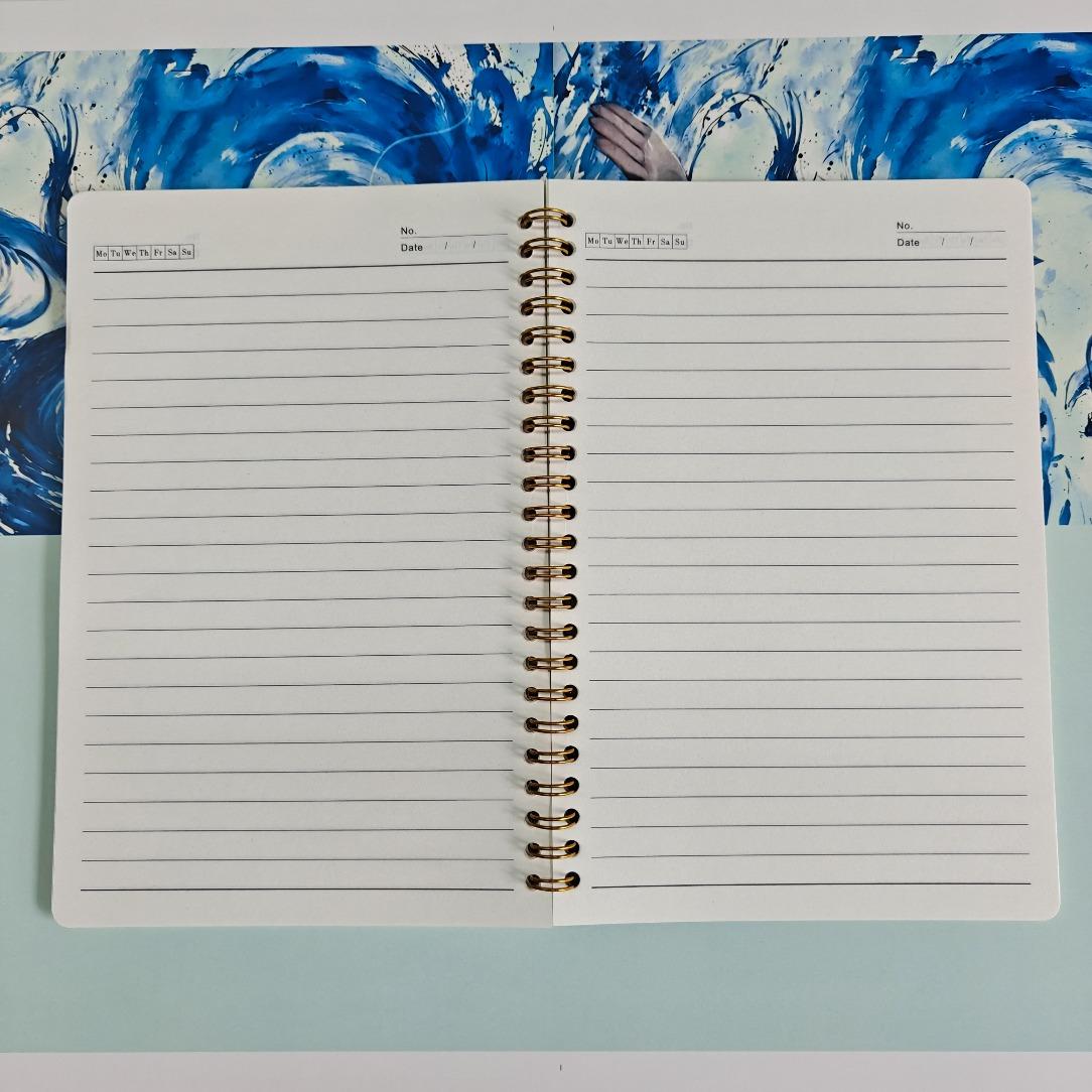1 Music-themed Notebook - A5 size (5.5x8.3 inches), with horizontal lines and five-line staff on the inner pages. The durable binding is suitable for music composition and is also an ideal gift for aspiring composers.