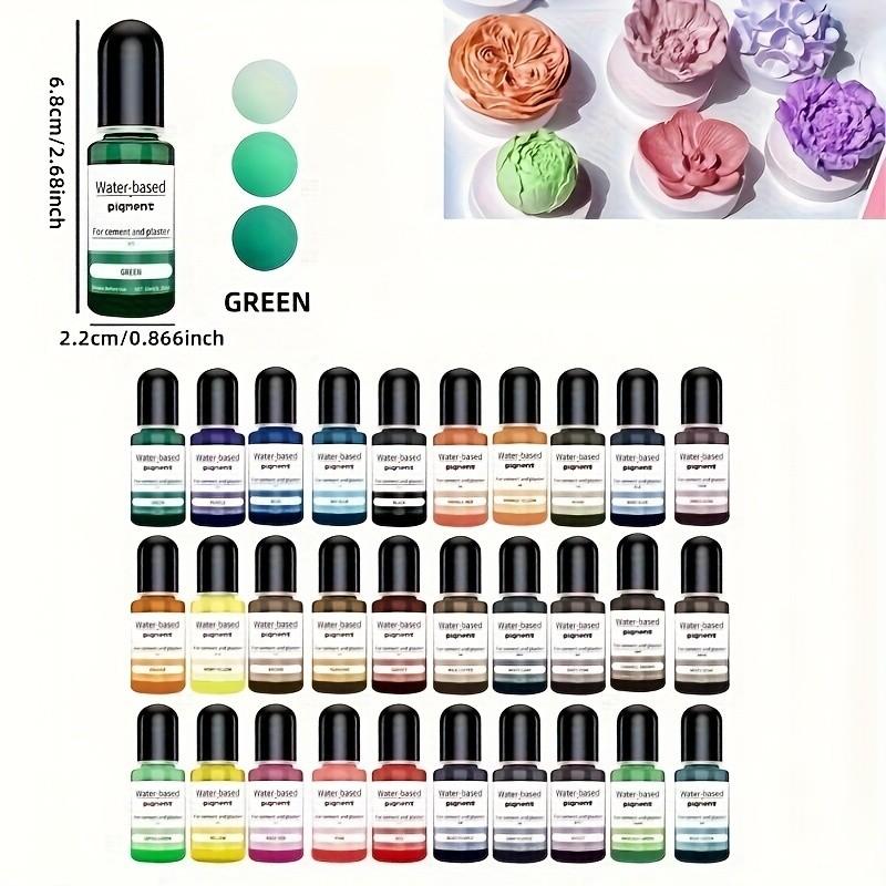 Water-soluble dye, 10ml*10 color set, used for gypsum dyeing, jewelry casting process supplies