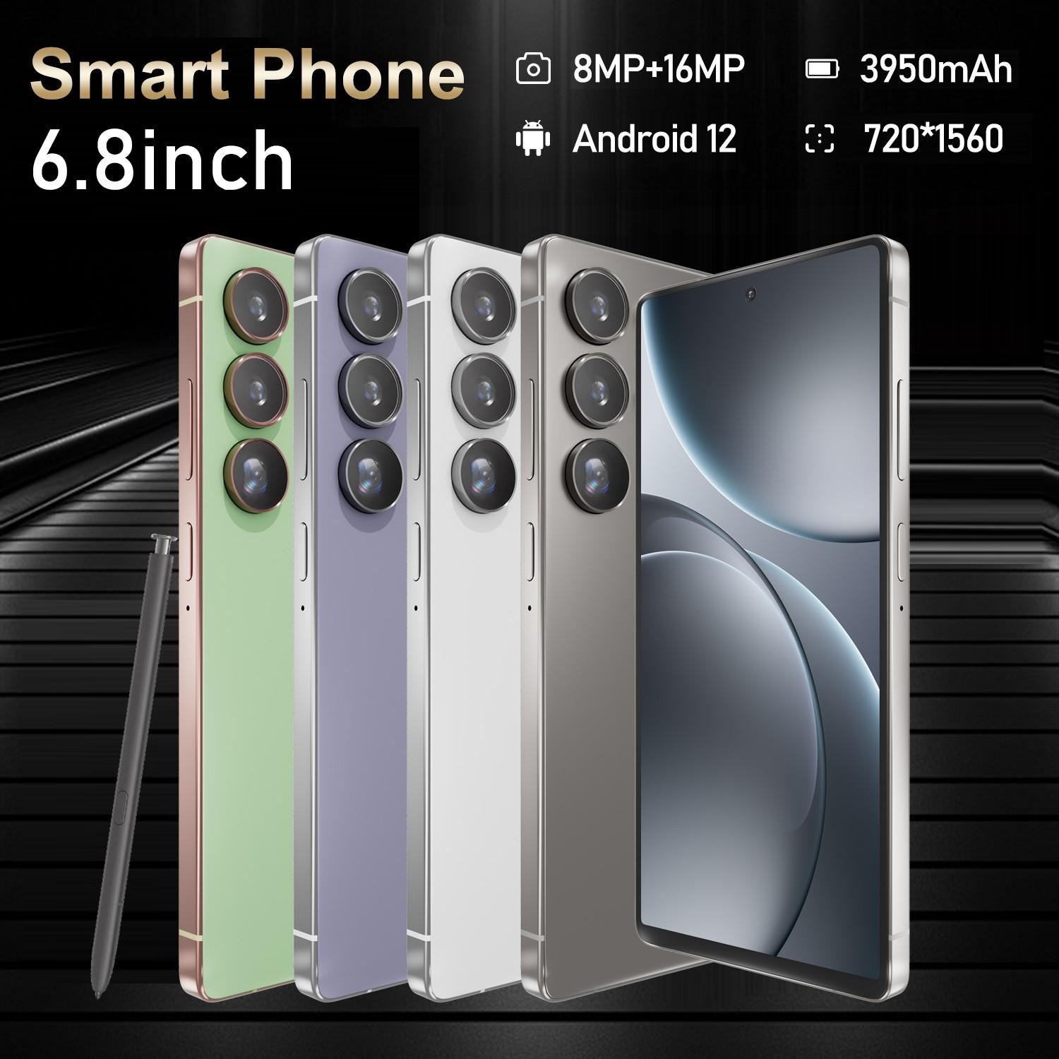 FUFFi-Smartphone, Touchscreen Phone, 4+64GB ROM, Android 12.0, 8mp Front + 16mp Rear Camera, 3950mah Battery, Charging, 4g Network, Dual Sim