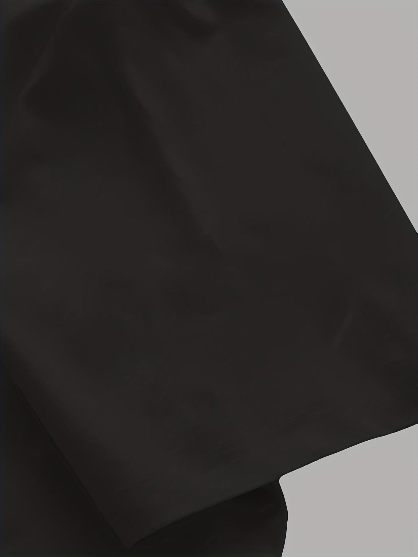 Men's Casual Letter Print Round Neck T-Shirt, Loose-Fitting Short Top, Geometric Pattern, All Seasons, No Collar, No Button, No Zipper