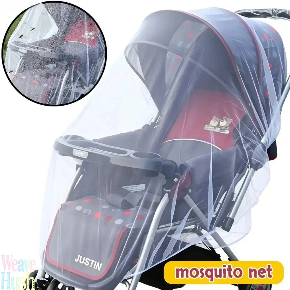 1/2 Pcs Baby Stroller Mosquito Net, Breathable Silk Insect Proof Stroller Cover, Summer Outdoor Safety Shield, Soft Infant Accessory Suitable For Outdoor Walking And Daily Outings
