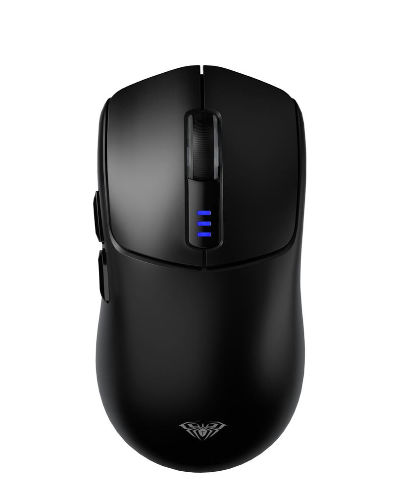 AULA SC580 Tri-Mode Wireless Gaming Mouse, 2.4G/BT5.0/USB-C, 10000 DPI Rechargeable Wireless Mouse, Gamer Mouse with 6 Programmable Buttons, Anti-Slip Stickers, Office Desktop Laptop PC Accessories ergonomic computer mouse bluetooth budget mouse springtok