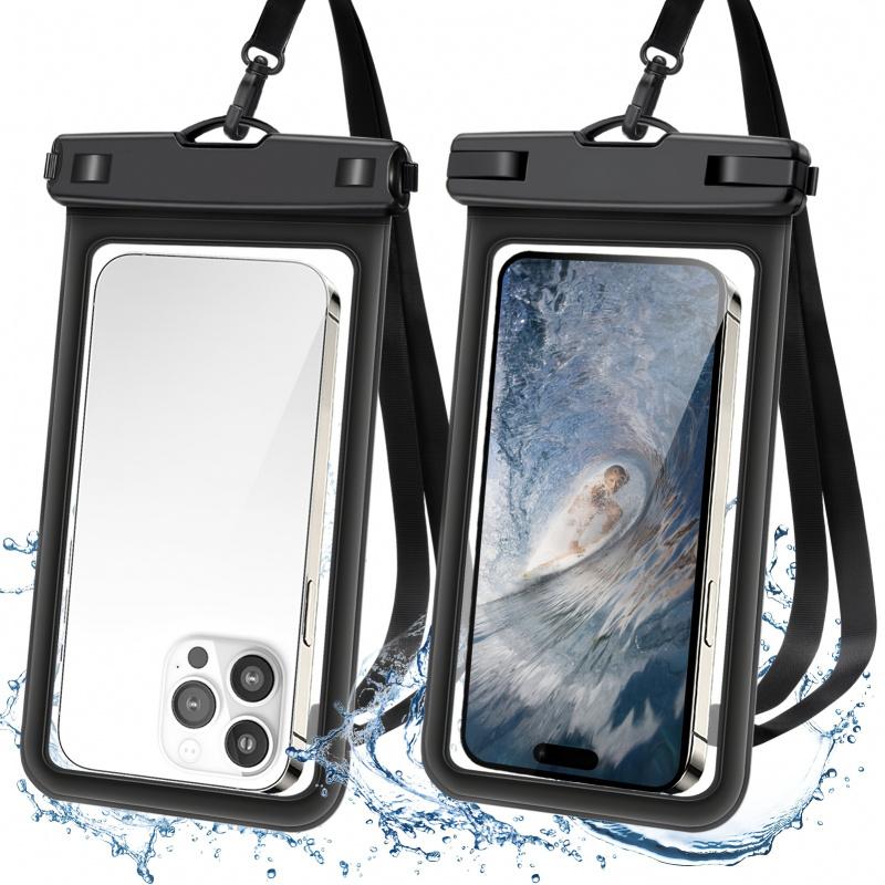 1 Piece Waterproof Phone Pouch - 7-Inch Waterproof Phone Case, Compatible with iPhone 17 Pro, 16, 15, 14, 12, 11 Pro Max, XS Plus, Fits XIAOMI 17 Pro Mobile Phones, Dry Phone Bag for Rafting, Skiing, Water Activities and Beach Trips (Model: DM664)