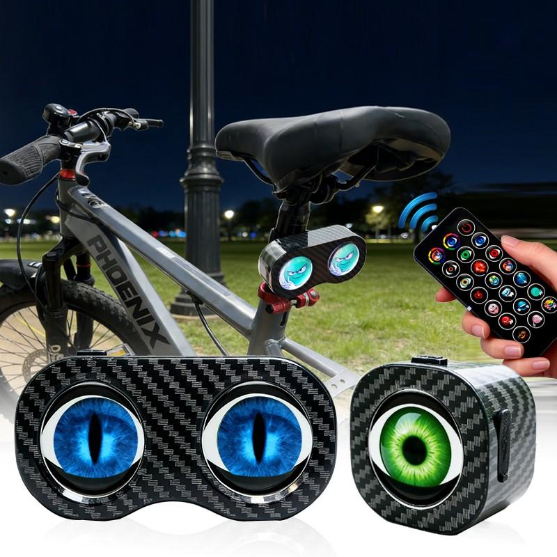 LED Dynamic Devil Eyes Light for Motorcycle/bicycle, 20 Modes Remote Control, Waterproof Decorative Light, Led Headlight, Model Xinghao A1