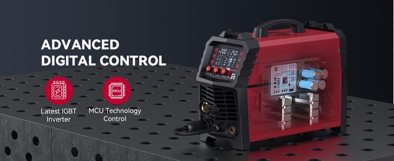 ARCCAPTAIN MIG250 Multi Process Welder 250 Amps MIG Welder Welding Machine Heavy Duty Work Portable Welder welder machine